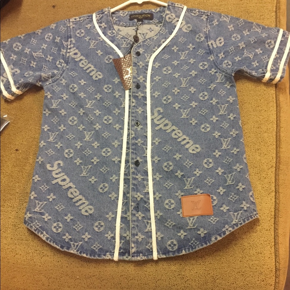 Custom Jean LV Sup Jersey